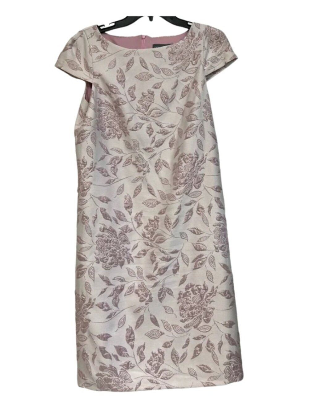 Donna Ricco Blush Floral Dress